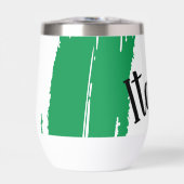 ブラッシュストロ芸術的ークのイタリア国旗 (正面)