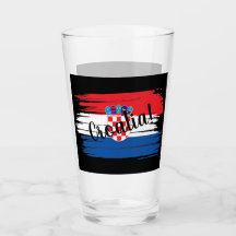 ブラッシュスト芸術的ロークロアチア国旗