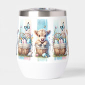 ブラッシュスト鮮やかローイースターカウワインタンブラー (正面)