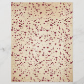 ブラッシュダーククランベリースクラップブック紙 (裏面)