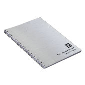 ブラッシュチタン石板モノグラムプロフェッショナル ノートブック (右側)