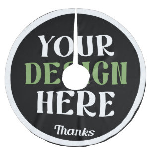  ブラッシュドポリエステルツリースカート