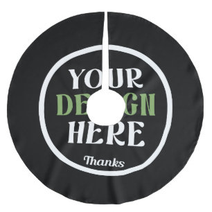  ブラッシュドポリエステルツリースカート