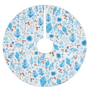  ブラッシュドポリエステルツリースカート