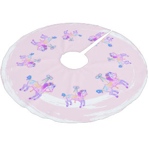  ブラッシュドポリエステルツリースカート