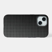 ブラッシュドレザー iPhone 15ケース (裏面横)