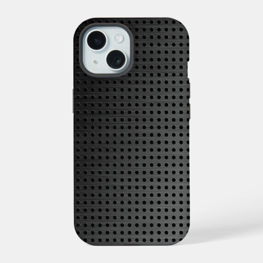 ブラッシュドレザー iPhone 15ケース (裏面)