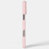 ブラッシュピンク大理石の高級感のあるシグネチャーデザイン Case-Mate iPhoneケース (裏面 / 右)