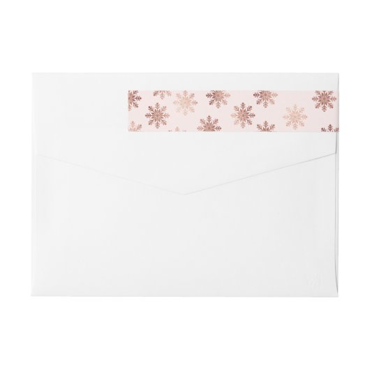 ブラッシュピースバラ金ゴールドホリデイラップラベル ラップアラウンドラベル (裏面)