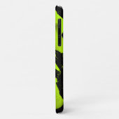 ブラッシュブラック&グリーンiPhone 11ケース |カスタマイズ可能 Case-Mate iPhoneケース (裏面/左)