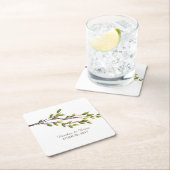 ブラッシュブランチ結婚ズ紙コースター スクエアペーパーコースター (インサイチュ)