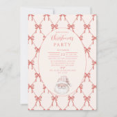 ブラッシュボウサンタクリスマス 招待状 (正面)