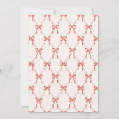 ブラッシュボウサンタクリスマス 招待状 (裏面)