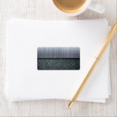 ブラッシュメタルダイヤモンドプレートテンプレート ラベル (インサイチュ)