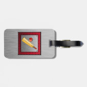 ブラッシュメタルルッククリケット ラゲッジタグ (裏面横)