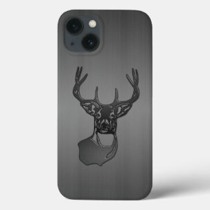 ブラッシュメタル – ホワイトテールバックディアケースメイトiPh iPhone 13ケース