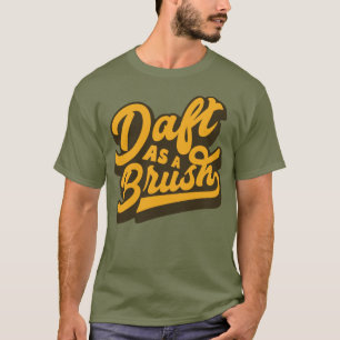 ブラッシュヨークシャーの英語のスラングとしてダフ Tシャツ