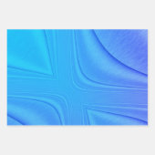 ブラッシュラベンダーからバイオレットコンターデザイン ラッピングペーパーシート (正面3)