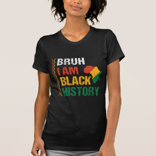 ブラッシュ・アイ・アム・ブラック・ヒストリー Tシャツ