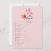 ブラッシュ ソーシャル クラブ ハッチャーウィークエンド 予定表 招待状 (裏面)