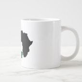 ブラッシュ、私は黒い歴史だ ジャンボコーヒーマグカップ (右)