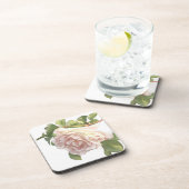 ブラッシングアイボリーピーチバラ コースター (右側)