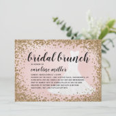 ブラッシンググリッターブライドドレスブライダルシャワーブランチ (スタンド正面)