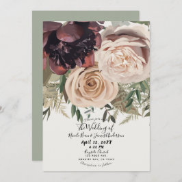 ブラッシングフローラ開花グラムボタニッ結婚クス 招待状