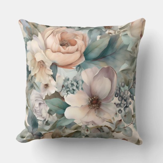 ブラッシングブライダルバレエ植物学 クッション (正面)