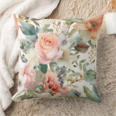 ブラッシングブライダルバレエ植物学 クッション (ブランケット)