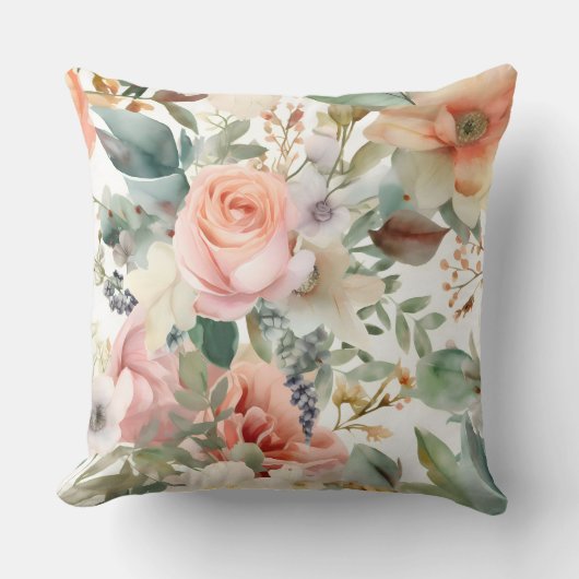 ブラッシングブライダルバレエ植物学 クッション (正面)