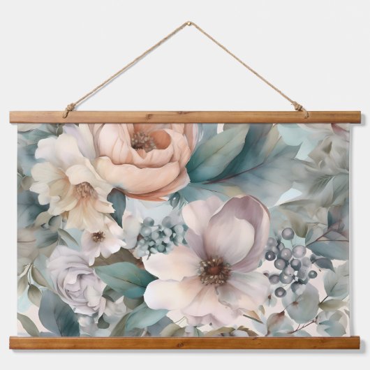 ブラッシングブライダルバレエ植物学 吊り下げ型タペストリー (正面)