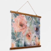 ブラッシングブライダルバレエ植物学 吊り下げ型タペストリー (傾斜あり)