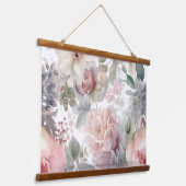 ブラッシングブライダルバレエ植物学 吊り下げ型タペストリー (傾斜あり)