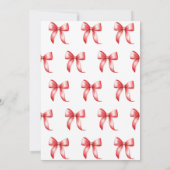 ブラッシング弓 | シックなブライダルシャワーの招待状 招待状 (裏面)