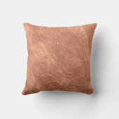 ブラッシング銅表面、メタリックテクスチャ。 クッション (裏面)