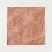 ブラッシング銅表面、メタリックテクスチャ。 タペストリー (正面(横))