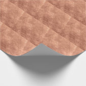 ブラッシング銅表面、メタリックテクスチャ。 ラッピングペーパー (角)