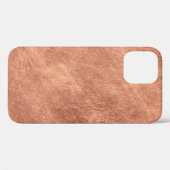 ブラッシング銅表面、メタリックテクスチャ。 Case-Mate iPhoneケース (裏面 (横))