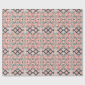 ブラッシング開花バレンティンデイラッピング紙 ラッピングペーパー (フラット)