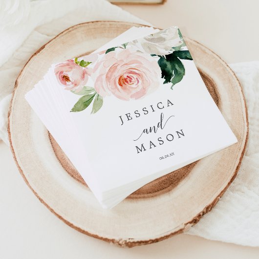 ブラッシング開花結婚ズナプキンカクテルナプキン スタンダードカクテルナプキン