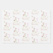 ブラッシング開花花嫁へ ラッピングペーパーシート (正面2)