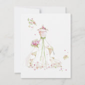 ブラッシング・ブライド開花 招待状 (裏面)