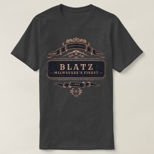 ブラッツビールミルウォーキーTシャツ1 Tシャツ (デザイン正面)