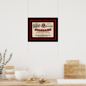 ブラッツビール16 x 20ヴィンテージ広告ポスター ポスター (キッチン)