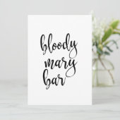 ブラッディマリー バー お手頃 カリグラフィー サイン (スタンド正面)