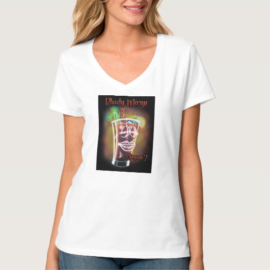 ブラッディメアリーはいかが？ Tシャツ (正面)