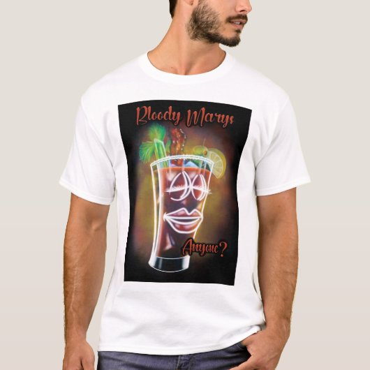 ブラッディメアリーはいかが？ Tシャツ (正面)