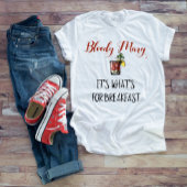 ブラッディ・マリー 朝食にぴったり Tシャツ