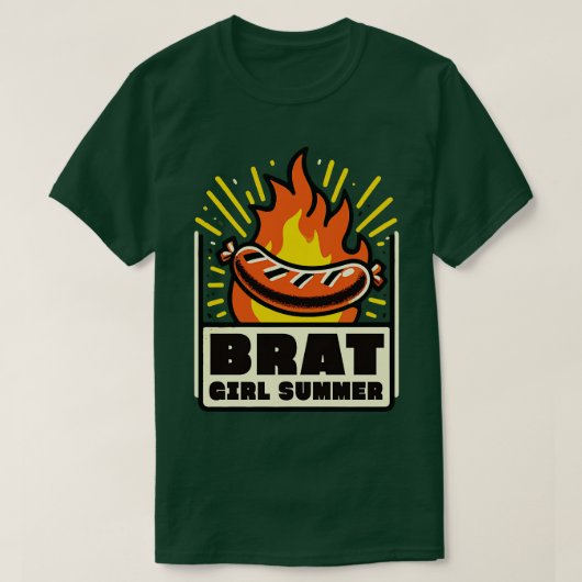 ブラットガールサマー1 Tシャツ (デザイン正面)